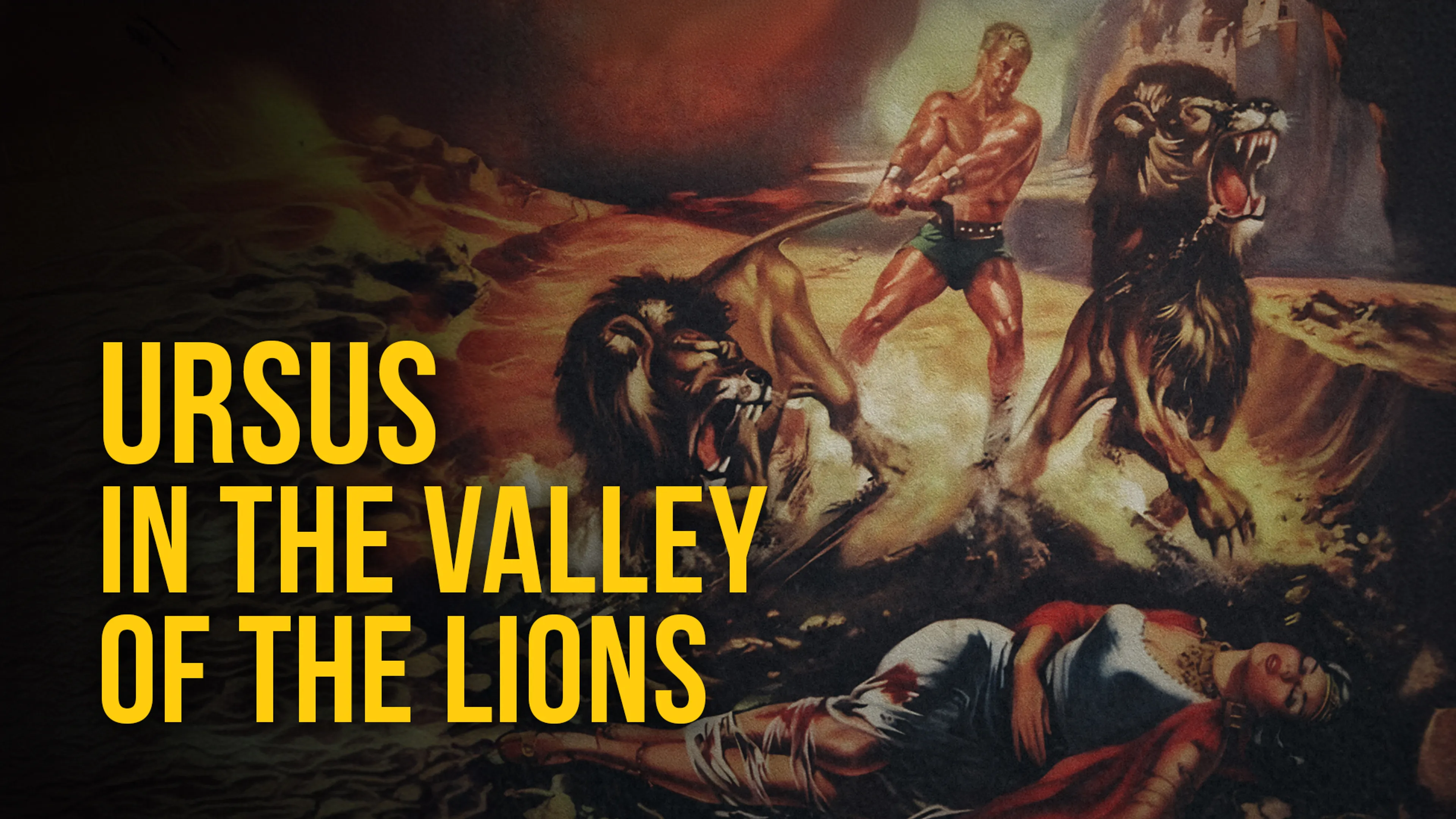 Ursus in the Valley of the Lions poster